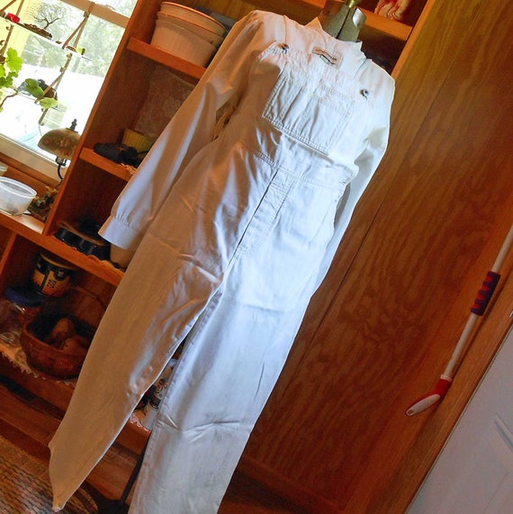 LONDON JEAN OVERALLS Blue Denim Vintage Victoria Secr… Gem