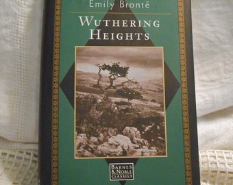 1993 WUTHERING HEIGHTS Book by Emily BRONTE Well Known Tragic Love & Passion Story of Heathcliff Catherine Dark Moody Yorkshire Moors Hcdj