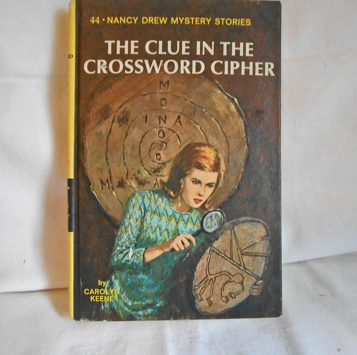 Nancy Drew CLUE in CROSSWORD CIPHER Book Wooden Plaque Etsy Nancy Drew CLUE in CROSSWORD CIPHER Book Wooden Plaque Etsy