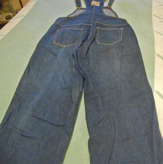 LONDON JEAN OVERALLS Blue Denim Vintage Victoria Secr… Gem