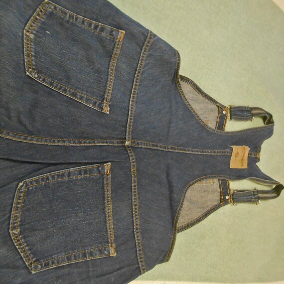 LONDON JEAN OVERALLS Blue Denim Vintage Victoria Secr… Gem