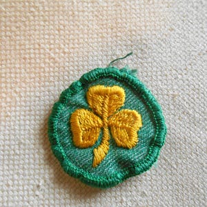 Girl Scout Lot Embroidered Merit Badges Pins Numbers 1950s/60s image 4