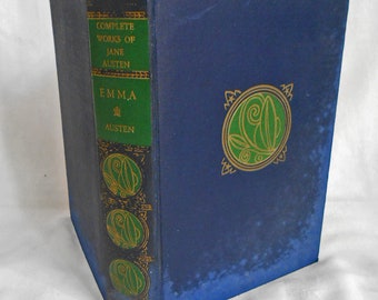 EMMA Book by Jane Austen Romantic Misadventures of A Matchmaker Early 1800s  England Setting Society Marriage 297 pgs Carlton House Ed