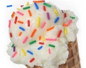 NEW Vanilla Sprinkled Ice Cream Cone All Natural VEGAN Deodorant Made from Scratch NEW Best Seller