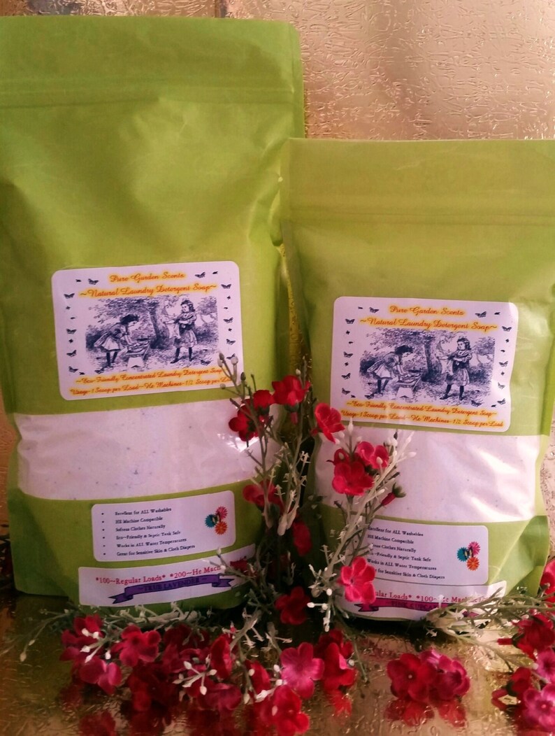 Natural VEGAN Laundry Detergent/Soap 100 to 200 Etsy