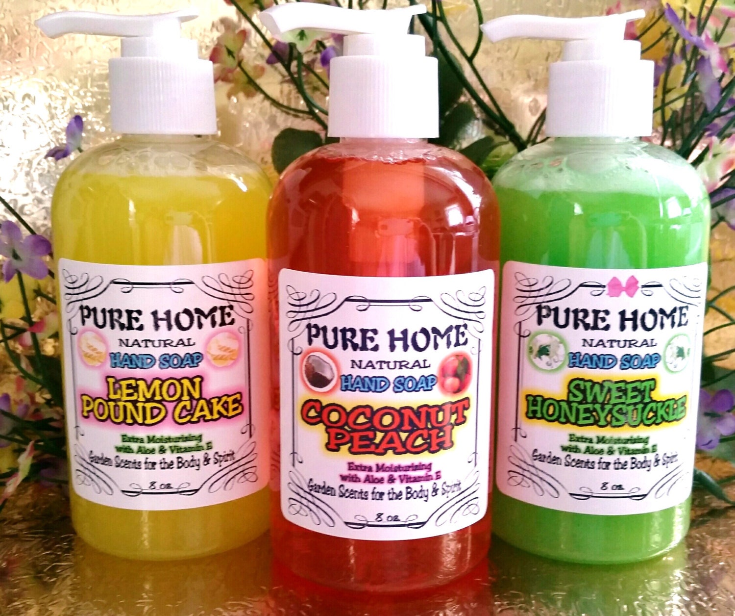 NEW--Liquid Hand soap--Natural Handamde from Scratch--EXTRA Moisturiz…