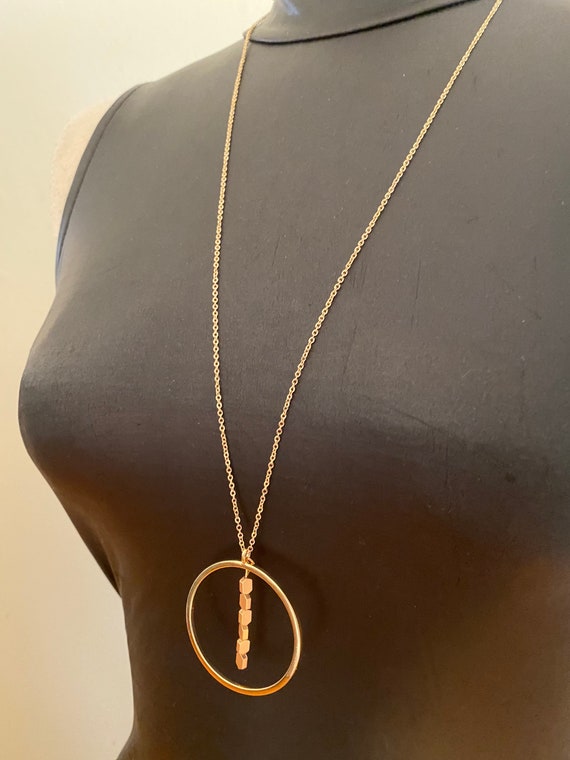30 inch gold necklace with pendant deals
