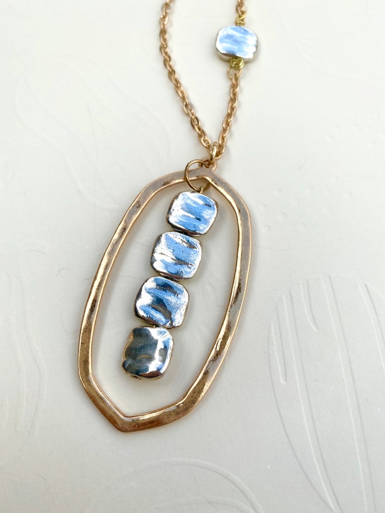 gold plated chain hammered pendant necklace silver gold plated pendant necklace necklace gold necklace Silver gold plated necklace