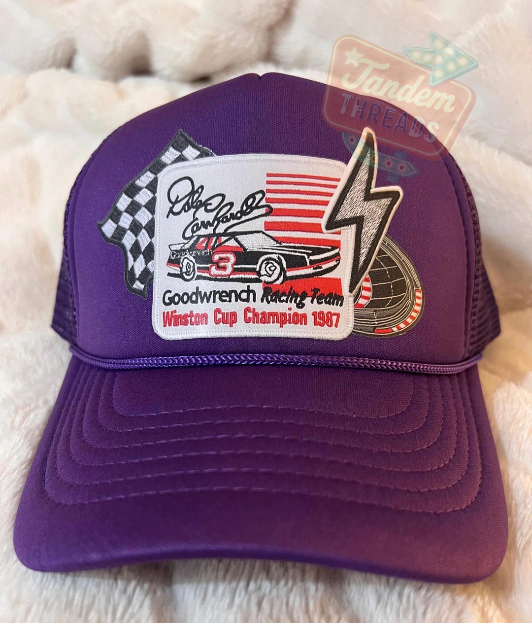 Retro Racing Hat Vintage 1987 Goodwrench Racing Hat. Winston Cup Champion Trucker Cap ...