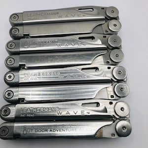 Leatherman Wave Original 1st Gen Multi-Tool Stainless Steel USA Made GREAT! USED
