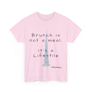 Dubai Lifestyle Tee, Fun Cotton T-Shirt, Dubai Brunch Outfit, Perfect Gift for Dubai, Dubai Fashion, Unique Dubai Gift Tee