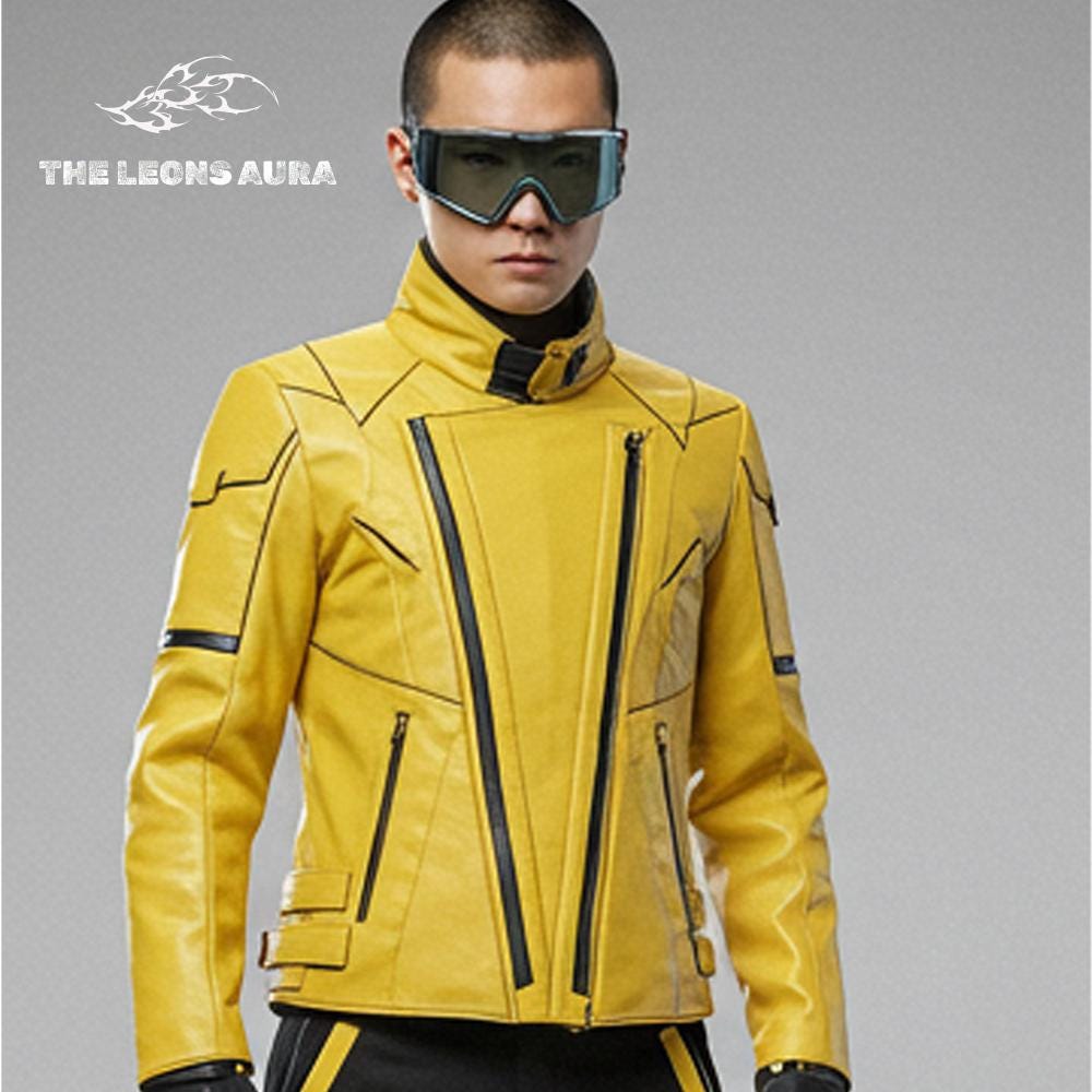 Techwear Yellow Jacket - Etsy