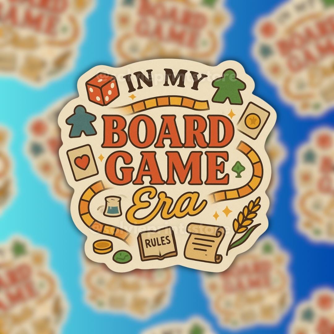 Board Game Era Sticker: Vinyl Decal for Tabletop Gamers - Etsy