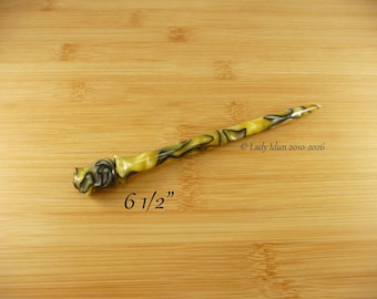 Hair Stick Longer Length Honeybee Acrylic