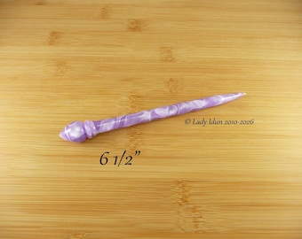 Horquilla para el cabello de longitud larga con cintas de orquídea acrílicas