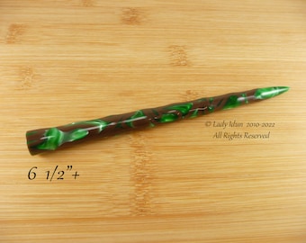 Hair Stick Longer Length  Icicle  Mint Acrylic