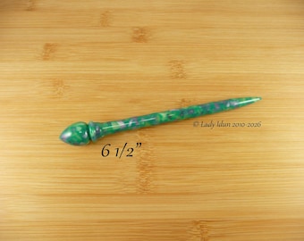 Hair Stick Longer Length Spring Meadows Acrylic