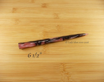 Hair Stick Longer Length Icicle Watermelon Acrylic
