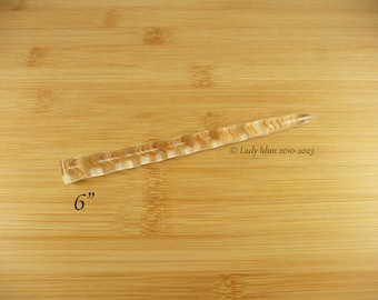 Hair Stick Medium Length Faux Crystal Icicle Acrylic