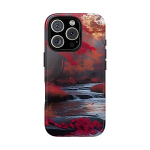 Maple Leaves Tough Cases for iPhone, Samsung, Google Pixel - Protective Phone Covers, Nature Lover Gift, Traveller Phone Accessories, Canada