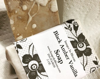 Black Amber Vanilla Soap