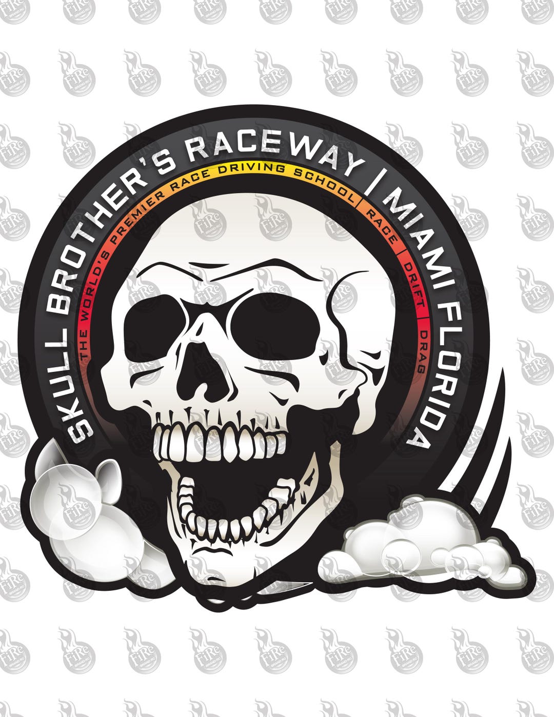 Personalized Skull Brothers Raceway Sign: Scalable SVG PNG (digital ...