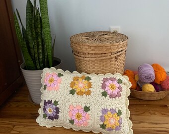 Handmade pillow | Choose your flowers | 100% cotton