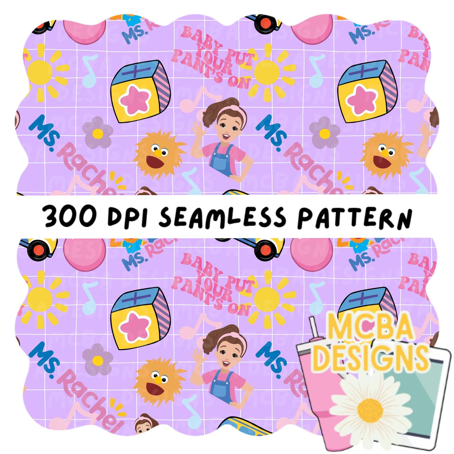 Icky Sticky Seamless Repeating Pattern File - Etsy