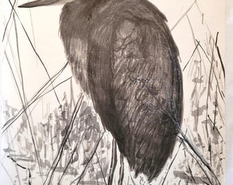 S26 "In the Marsh" Note Card