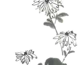 Tarjeta de notas S12 "Dahlia"