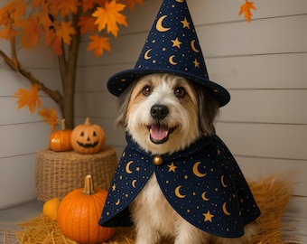 Anpassat Halloween-husdjursporträtt: Spöklik digital konst (digital nedladdning)