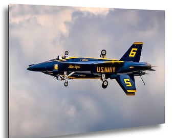 F18 Blue Angels Fortus Pass | Aviation Art, Military Jet Photography, Navy Wall Decor
