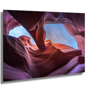 Niedrigere Antelope Schlucht-Oberlicht-Wand-Kunst, Südwesten-Arizona-Wüste Fotografie, natürlicher Himmel-Licht-Kunst-Dekor, Reise-Fotografie