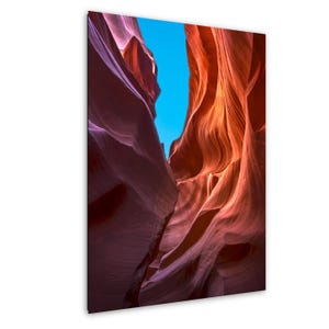 Unterer Antelope Canyon Wanddekor, Arizona Landschaft Druck, Fotografie des Südwestens der Wüste, Boho Wohnkultur, abstrakte Wandkunst, Arizona Geschenk