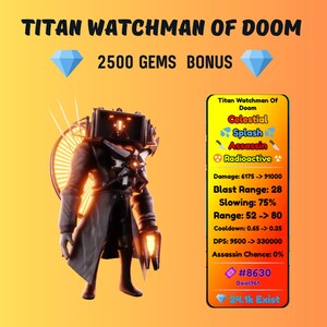 Titan Watchman of Doom | トイレタワーディフェンスTTD | Roblox