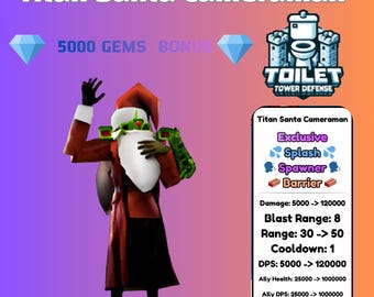 Toilet Tower Defense Unità Upgraded Titan Speakerman - Unità Da Gioco Toilet Tower Defense (TTD), Collezionabile E Dettagliata Titans 2023 - Foto 8