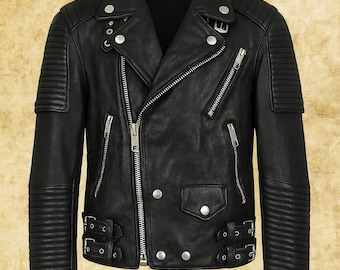 Vintage 90s Biker Jacket: Opium Goth Skeleton Bandage Zip, Tripp