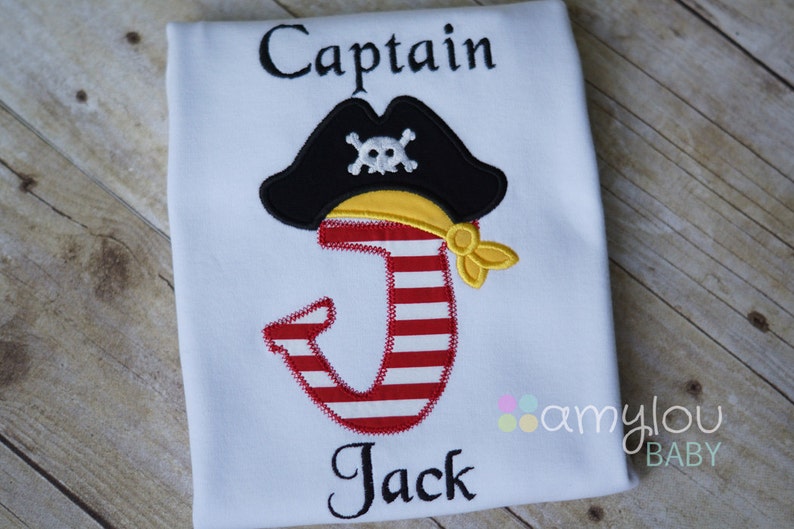 Pirate Personalized Toddler Shirt Boy or Girl Child Etsy