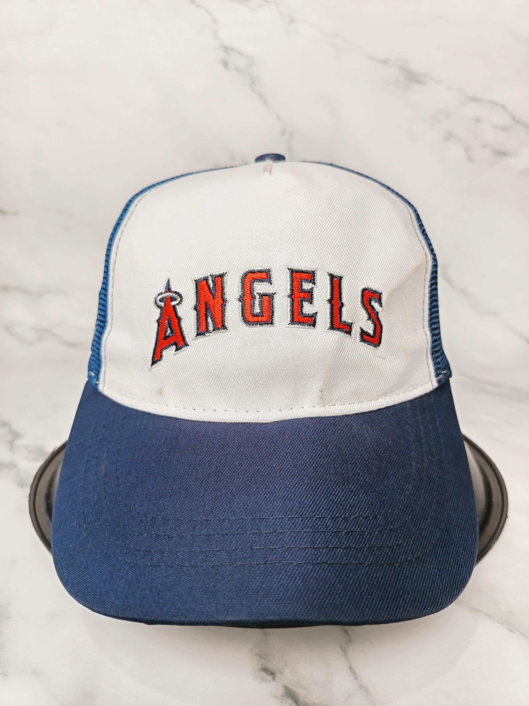 Vintage Los Angeles Angels MLB White & Blue Trucker Hat - Etsy