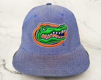 Vintage Florida Gators-hoed: retroblauwe snapbackpet