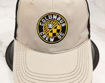 Columbus Crew SC Hat: Cream Tan MLS Soccer Snapback