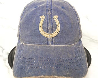 Vintage Indianapolis Colts Cap: Distressed NFL Snapback Hat