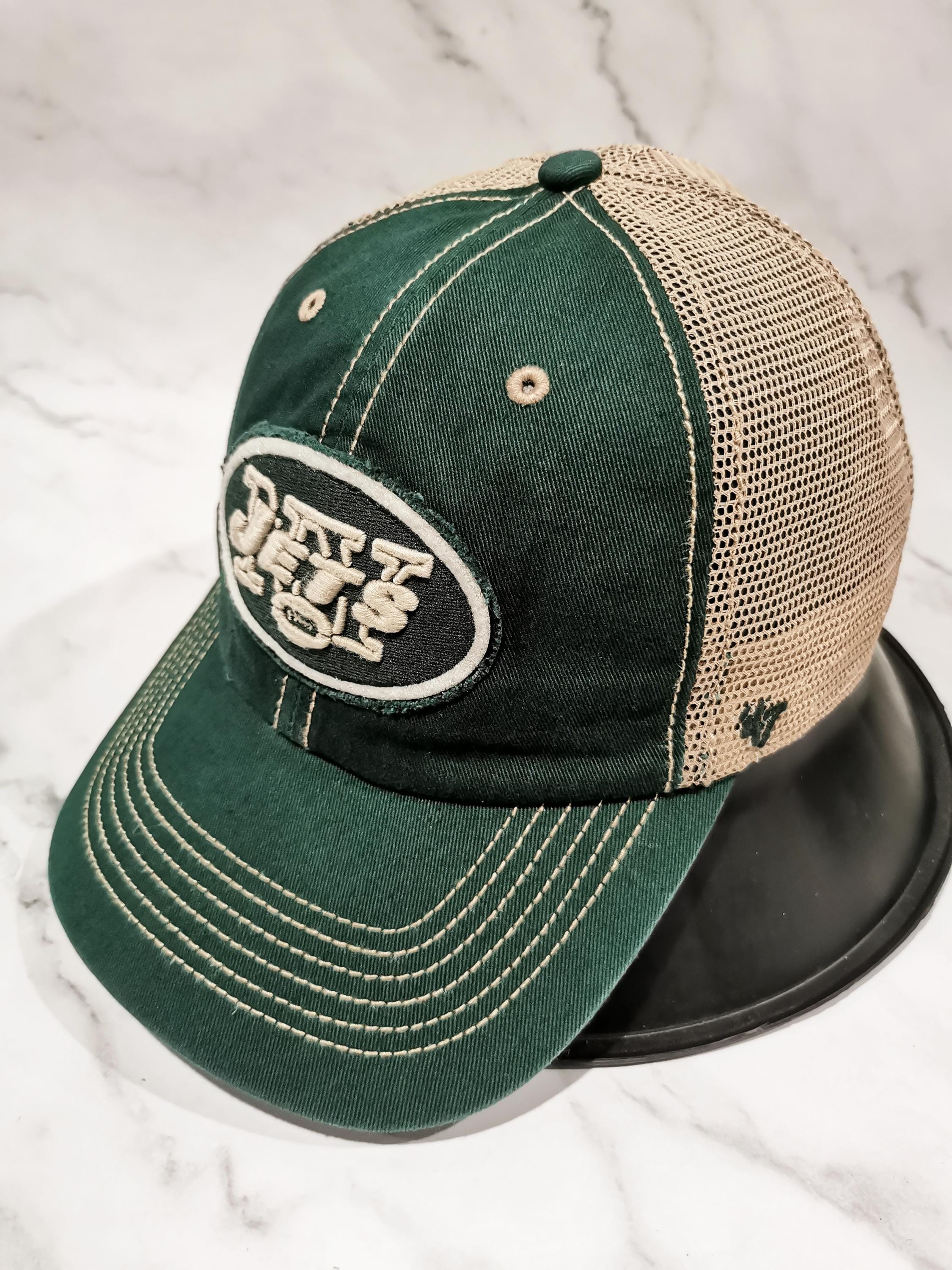 Vintage NY Jets Trucker Hat: '47 Brand NFL Snapback - Etsy