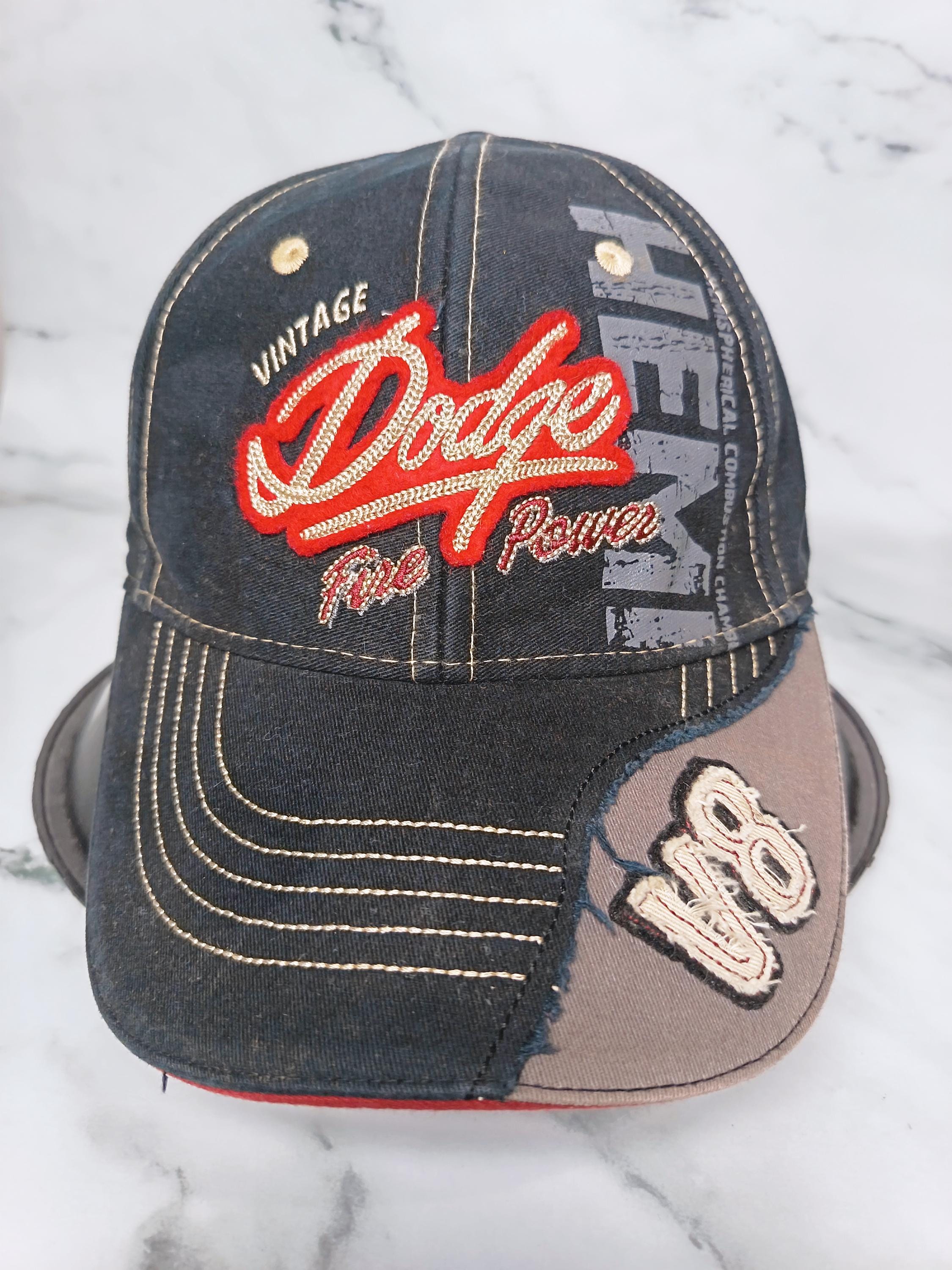Vintage Dodge HEMI Fire Power Hat, Choko V8 Hemispherical, Mopar