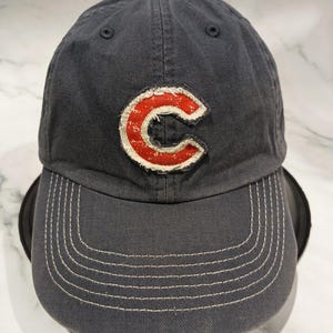 Retro Chicago Cubs &#39;47 Brand Hat: Dark Blue MLB Baseball Cap