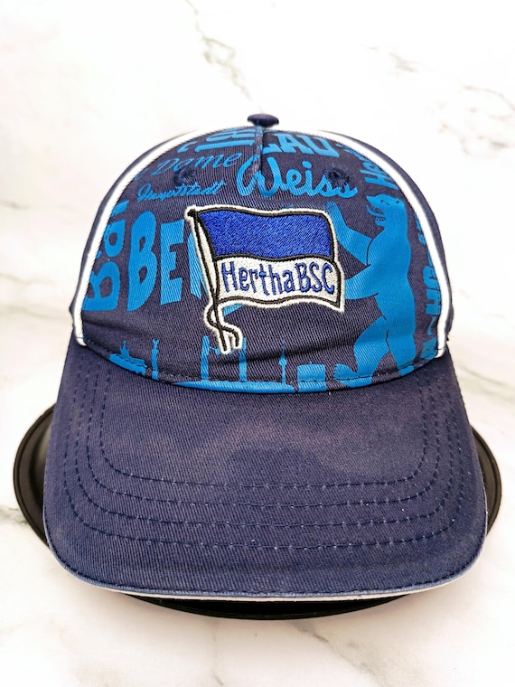 Vintage Hertha BSC Berlin Football Hat - Bundesliga Fan Gear