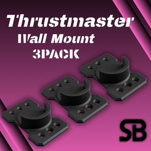 Thrustmaster QR 3PACK Wall Mount - Thrustmaster Qr T300, Tx, TS-Pc Racer, TS-Xw, T-Gt Base -Simracing Accessories