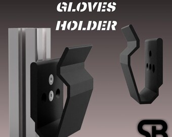 Gloves Holder for Aluminium Profiles - Fanatec, SiMagic, Moza, Simucube, Asetek, Cammus - Simracing Accessories