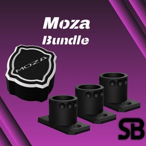 Moza QR Bundle - Moza QR 3 Pack Wall Mount And Dust Cover QR - Moza, R9, R12, R16, R21