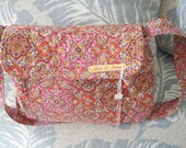 paisley bag pink quilted bag pleated designer bag shoulder bag